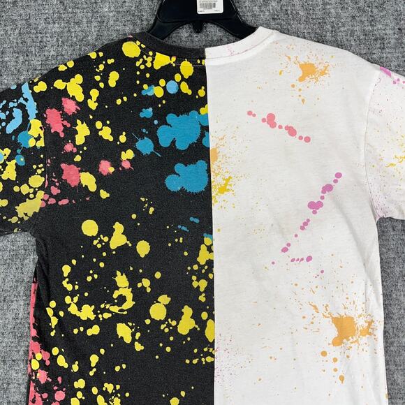 Nickelodeon Shirt Mens Medium Custom Made Rugrats Rocko Stimpy Bi-Polar Splat - Picture 5 of 10